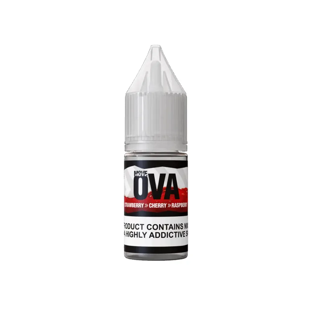 Strawberry Raspberry Cherry 10ml Nic Salt by Move Ova