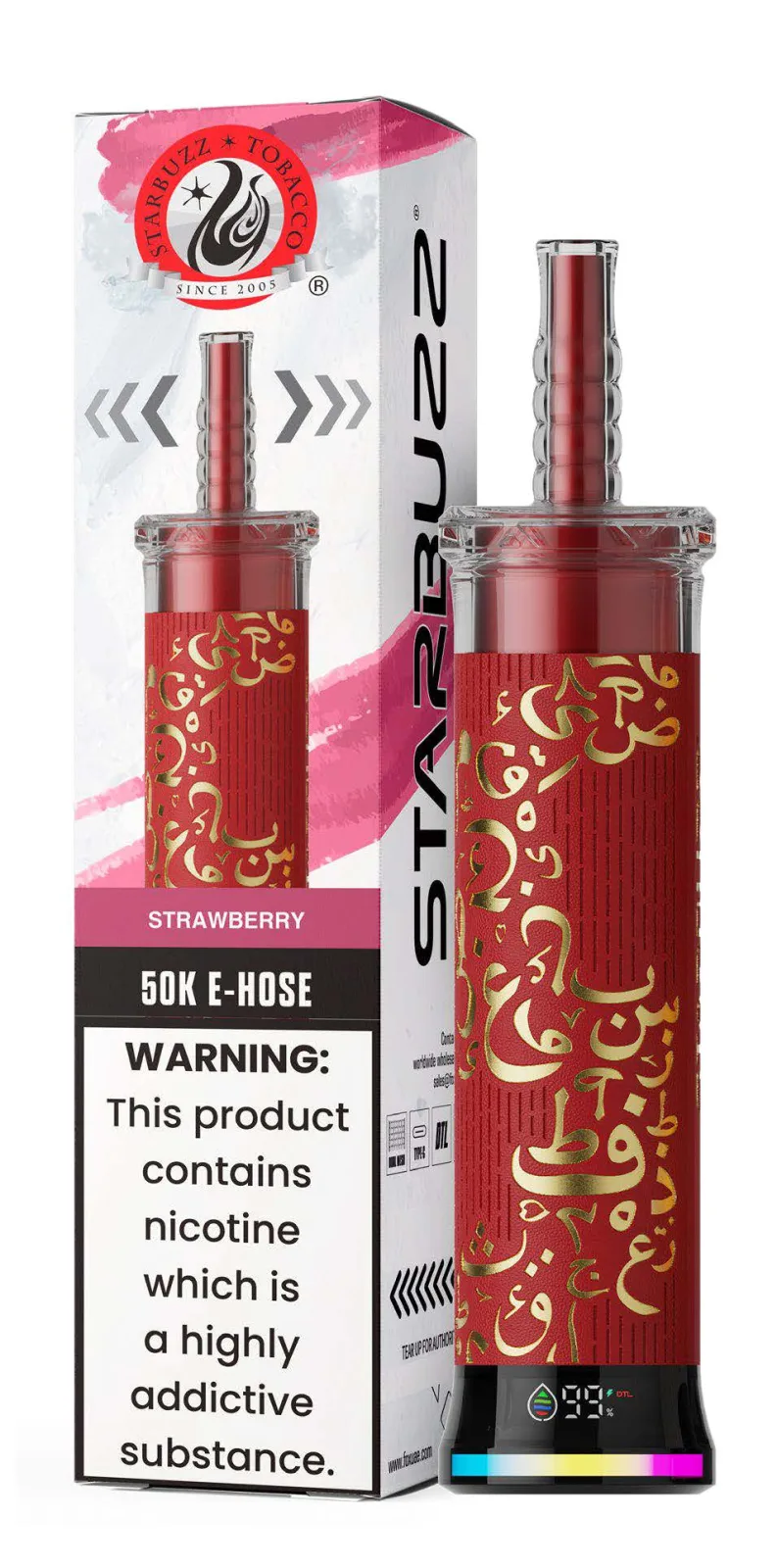 Strawberry Starbuzz E-Hose 50K