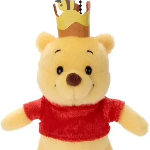 Takara Tomy Arts Disney Pooh 100th Red Shirt Plush Keyring Charm