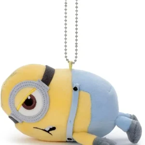 Takara Tomy Arts Minions Stuart Plush Ball Chain Figure 13cm