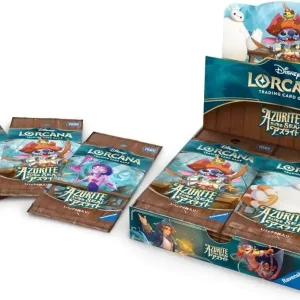 Takara Tomy Disney Lorcana Great Azurite Japanese Booster Packs Box