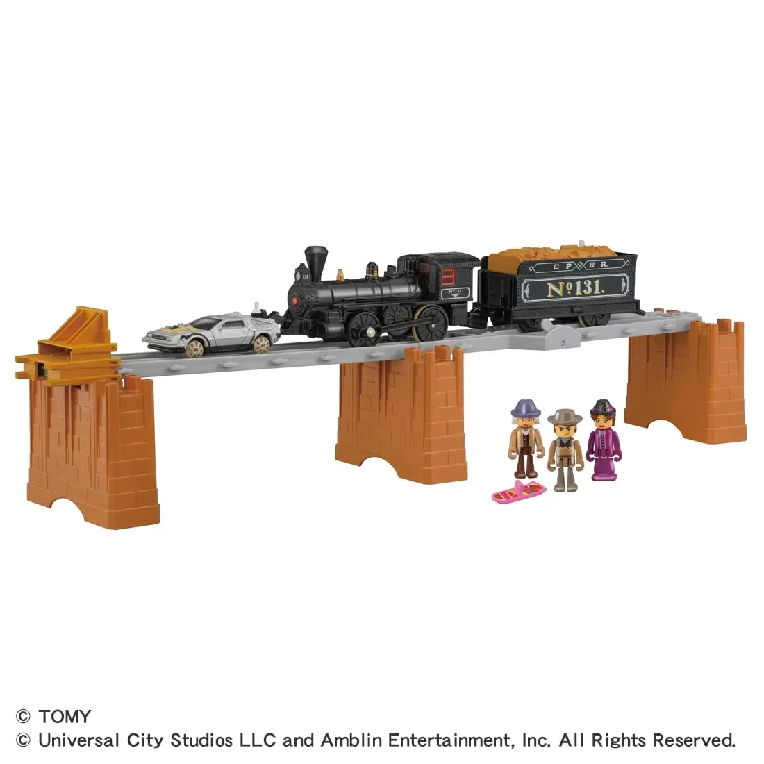 Takara Tomy Plarail Back to the Future Steam Locomotive Toy for Ages 3+ - Image 2