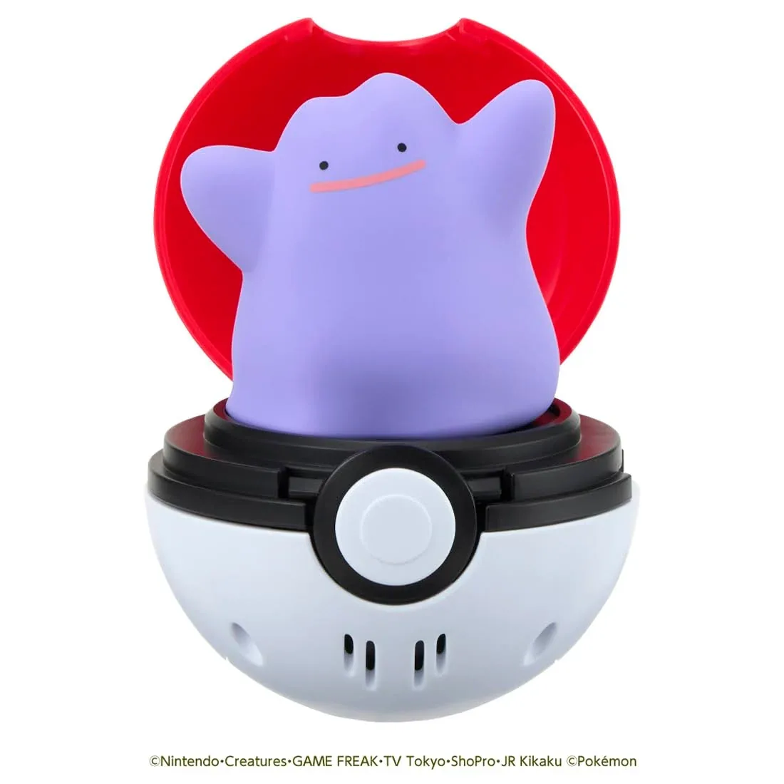 Takara Tomy Pokemon Pyokopunyu Ditto Soft Plush Toy Collectible - Image 2