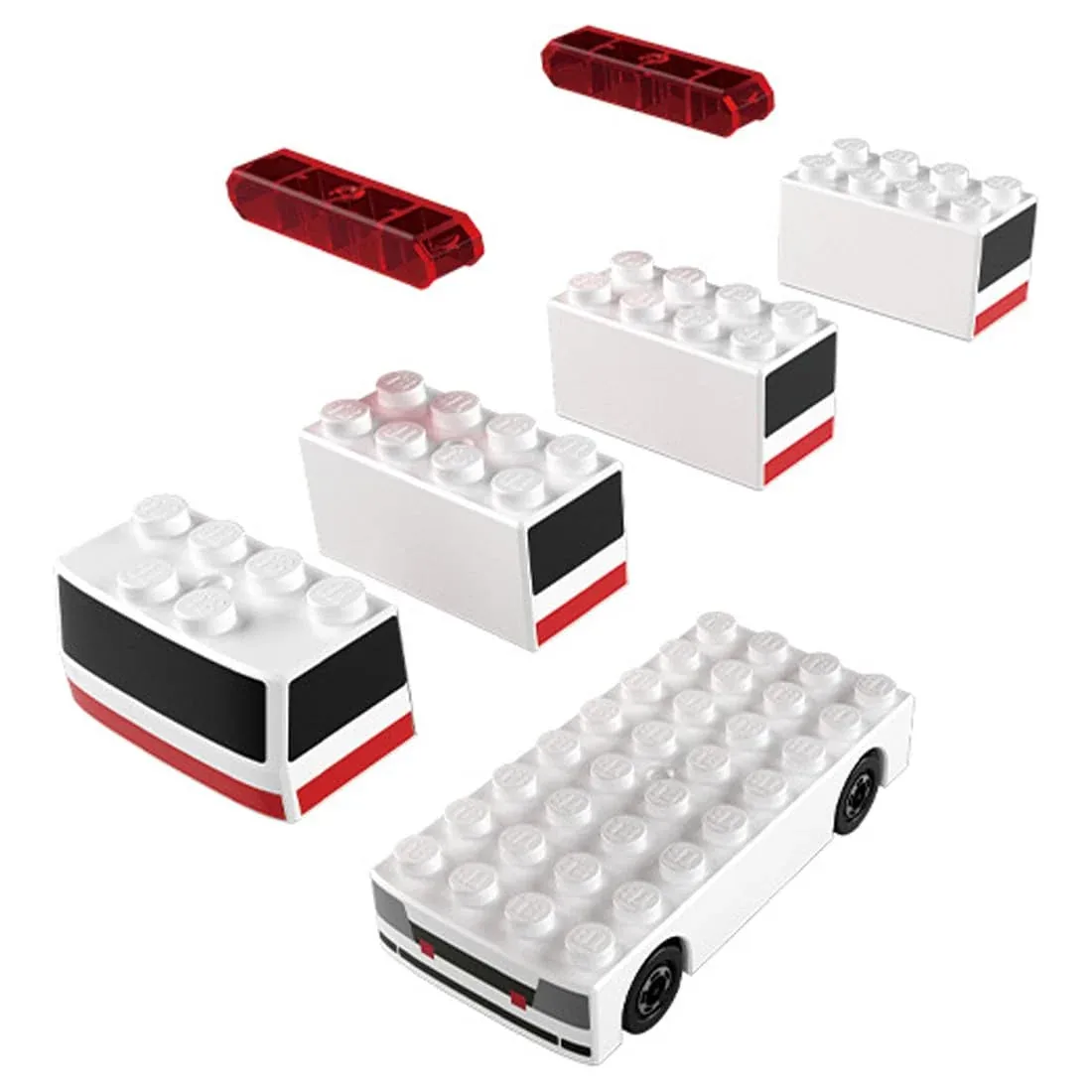 Takara Tomy Tomica Plarail Block Ambulance Toy with Interactive Features - Image 2