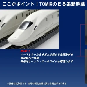 Tomytec Tomix N Gauge JR E8 - 97203Yamagata Shinkansen Tsubasa Train Set