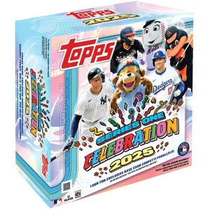 Topps 2025 Series 1 MLB Celebration Mega Box - Baseball Cards