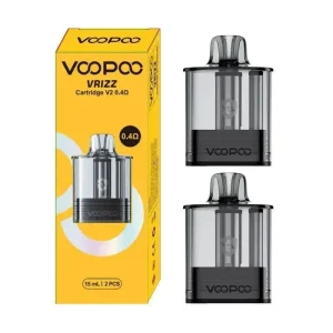 VOOPOO V2 Cartridge V2 Replacement Pods (2x Pack) - 0.4ohm