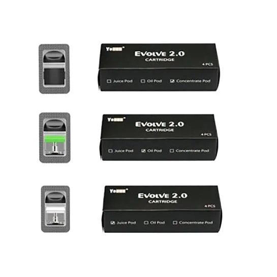 Yocan Evolve 2.0 Replacement Pod Cartridges (4 Pack) - Image 2