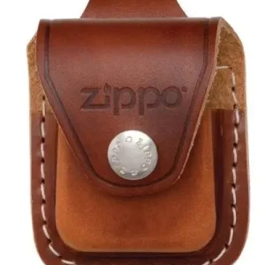 Zippo Brown Leather Lighter Pouch with Belt Loop